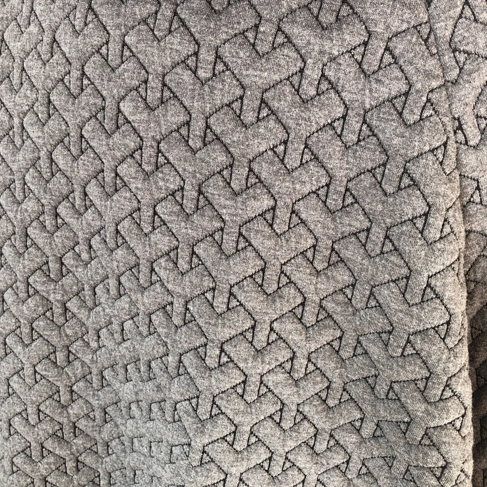 Gallery Charcoal Patterned Knit Hooded Coat - Picture 8 of 12